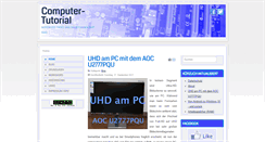 Desktop Screenshot of computer-tutorial.de
